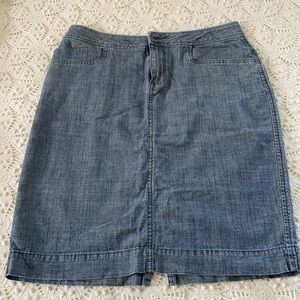 Chambray Coldwater Creek Skirt